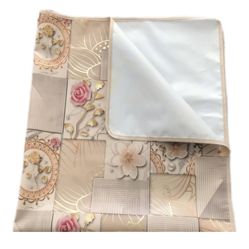 سفره 10 نفره مدل لوتوس طرح پشت نخی کد 08 سایز 250×100 سانتی متر