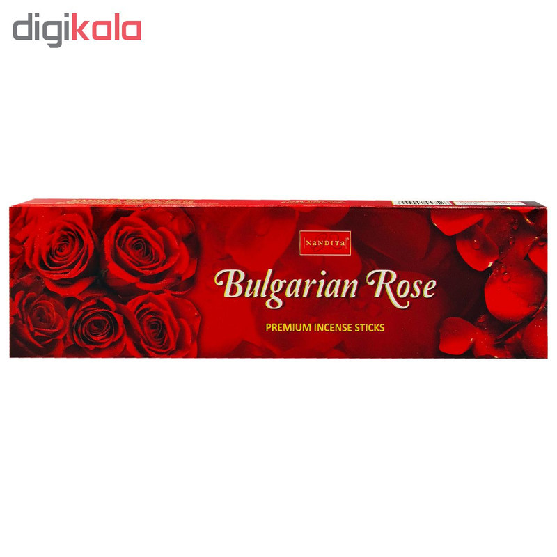 عود ناندیتا مدل BULGARIAN ROSE بسته 20 عددی