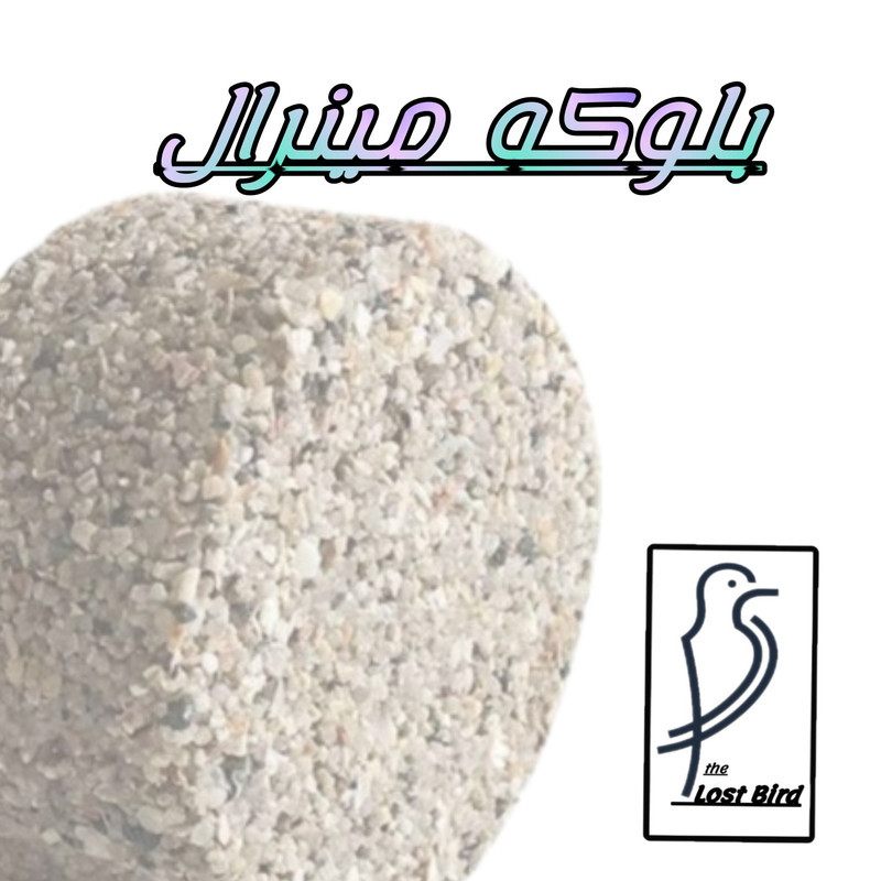 بلوک مینرال پرنده مدل B.M05 وزن 500 گرم مجموعه 5 عددی