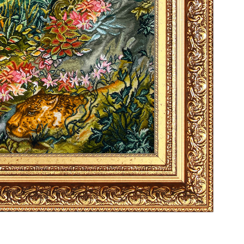 تابلو فرش دستباف مدل دایره هستی کد 525987