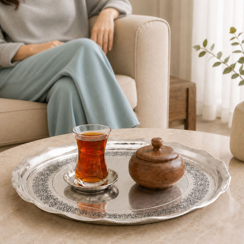 سینی مسی دیبا زنجان کد 1040