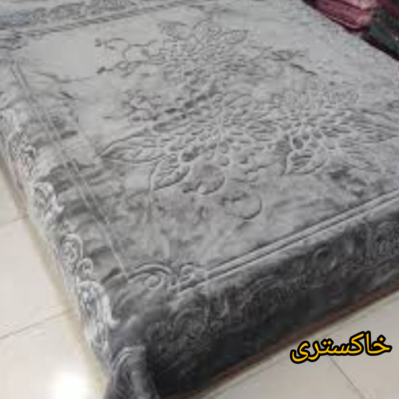 پتو گلبافت مدل الوان برجسته کد 350 سایز 240x220 سانتی متر