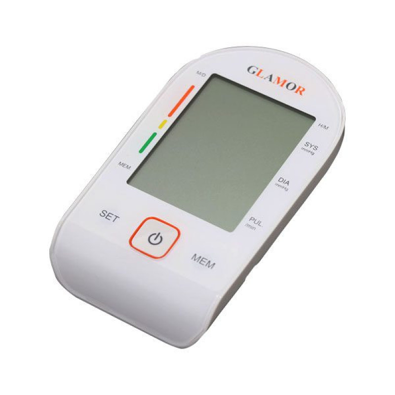 فشارسنج دیجیتال بازویی گلامور مدل PG-800B19 با قابلیت اعلان صوتی فارسی، تشخیص آریتمی قلب، حافظه 90 جایگاه، دو عدد کاف سایز 22 تا 42 سانتی‌متر و عملکرد با برق و باتری