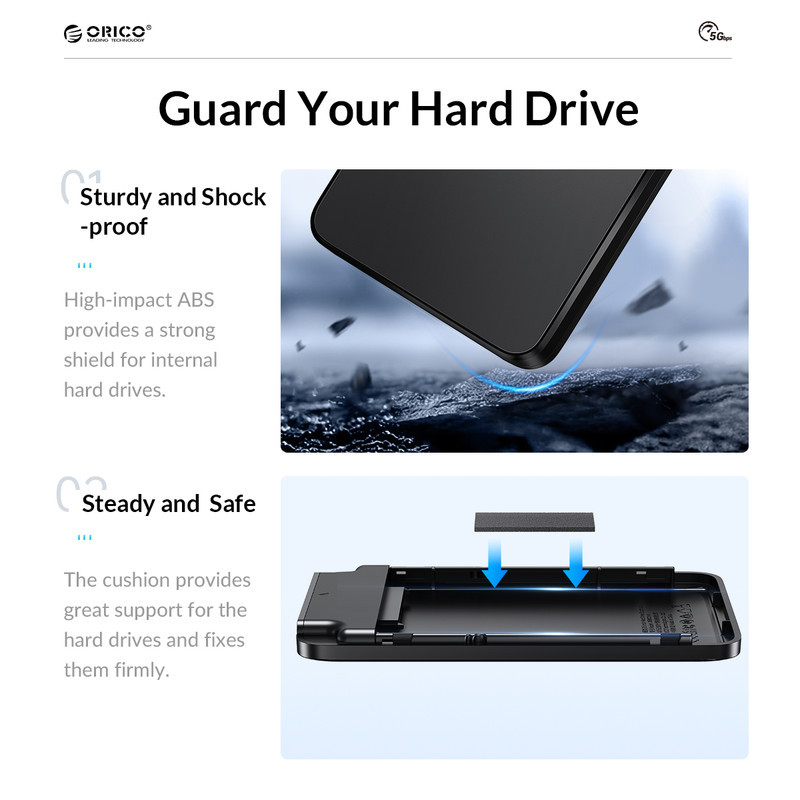 قاب هارددیسک اکسترنال 2.5 اینچی USB3.0 اوریکو مدل 2588U3-V1