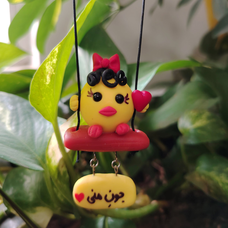 آویز خودرو مدل جوجه قلبی