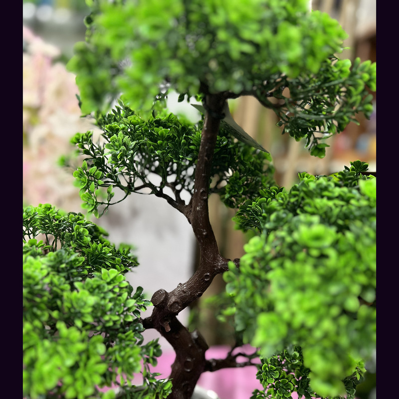 گل مصنوعی طرح بونسای با ابعاد 10×10×45 سانتی‌متر و وزن 100 گرم