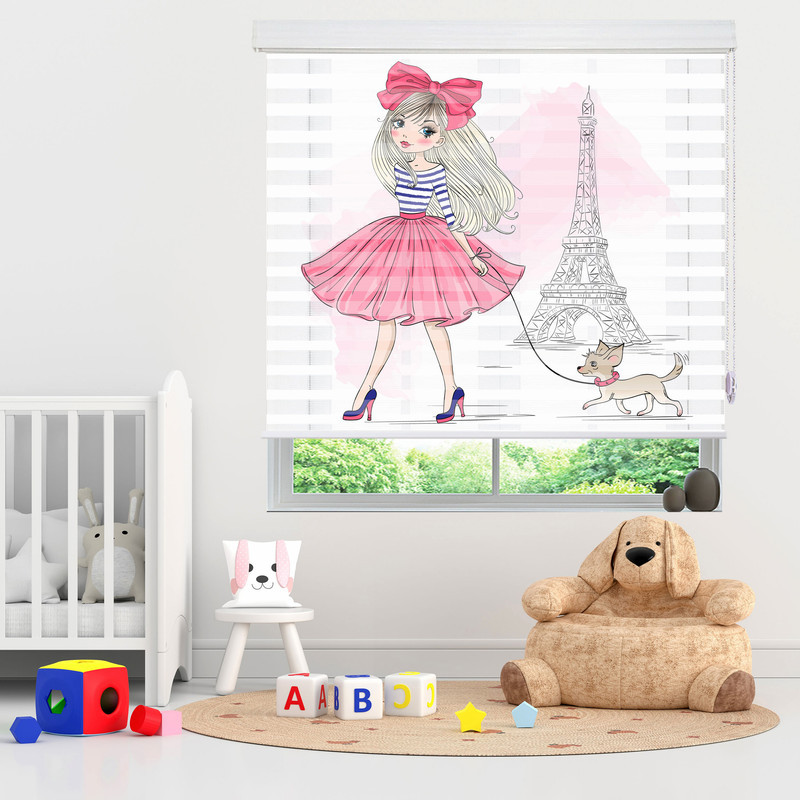 پرده زبرا زیو مدل K3003 سایز 100x150 سانتی متر