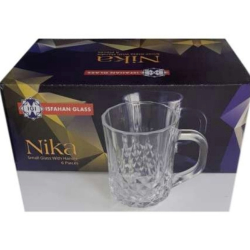 استکان شیشه و بلور اصفهان مدل نیکا کد 441 بسته 6 عددی
