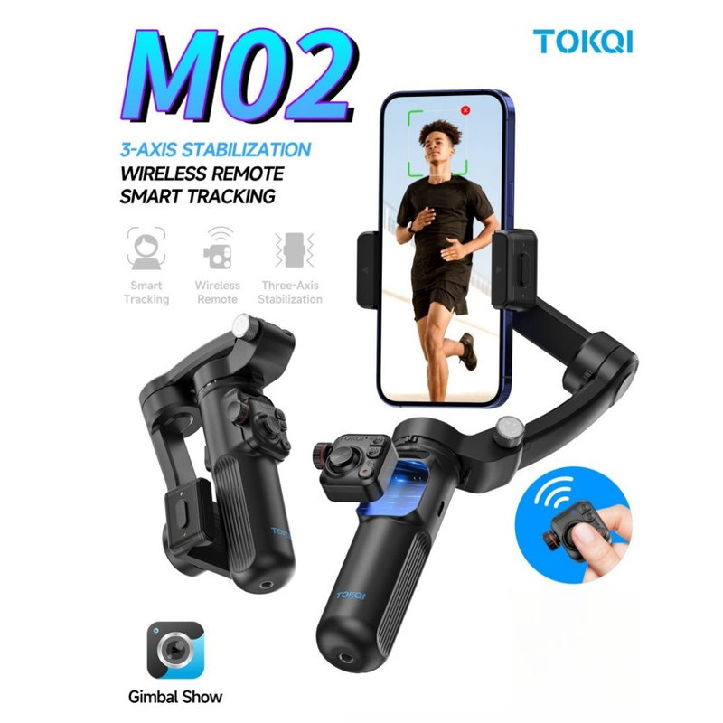 استابیلایزر توکی مدل M02 3-Axis به همراه دوربین دنبال کننده و فلش مگنتی
