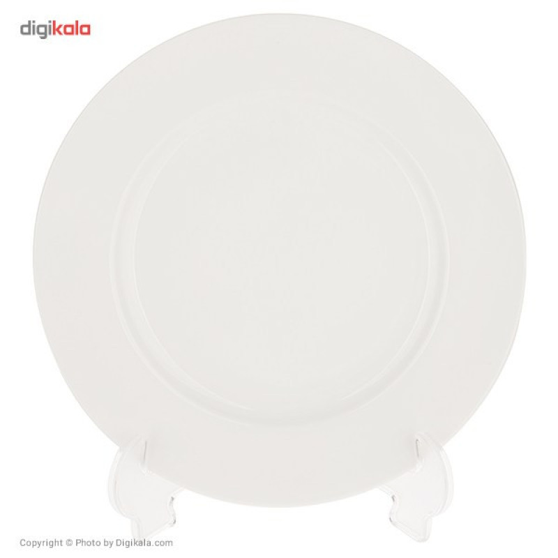 سرویس غذاخوری 102 پارچه چینی زرین ایران سری ایتالیا اف مدل White درجه عالی