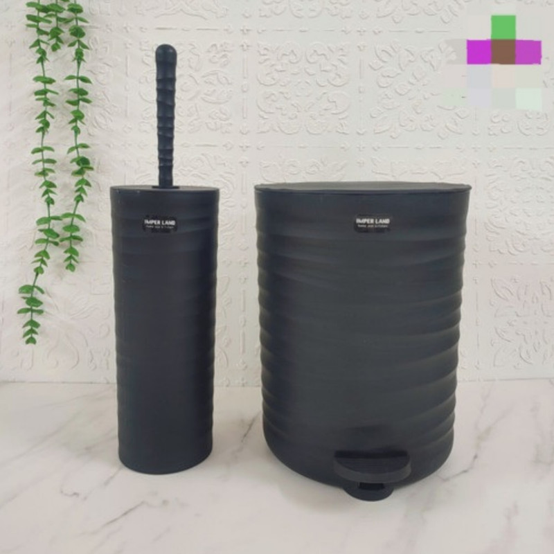 ست سطل زباله و فرچه امپرلند کد DH626