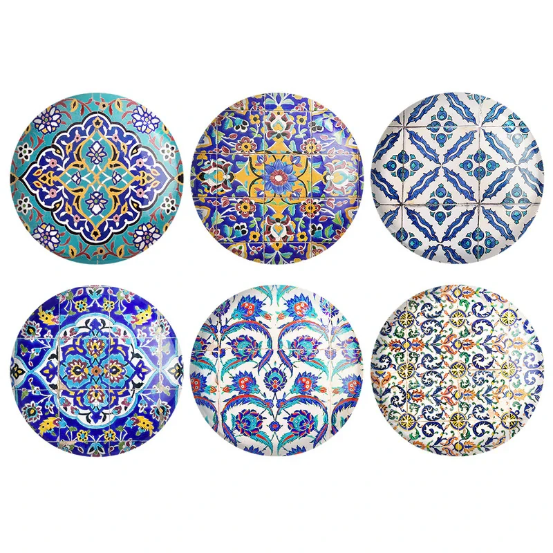 مگنت خندالو طرح کاشی کد 97B مجموعه 6 عددی