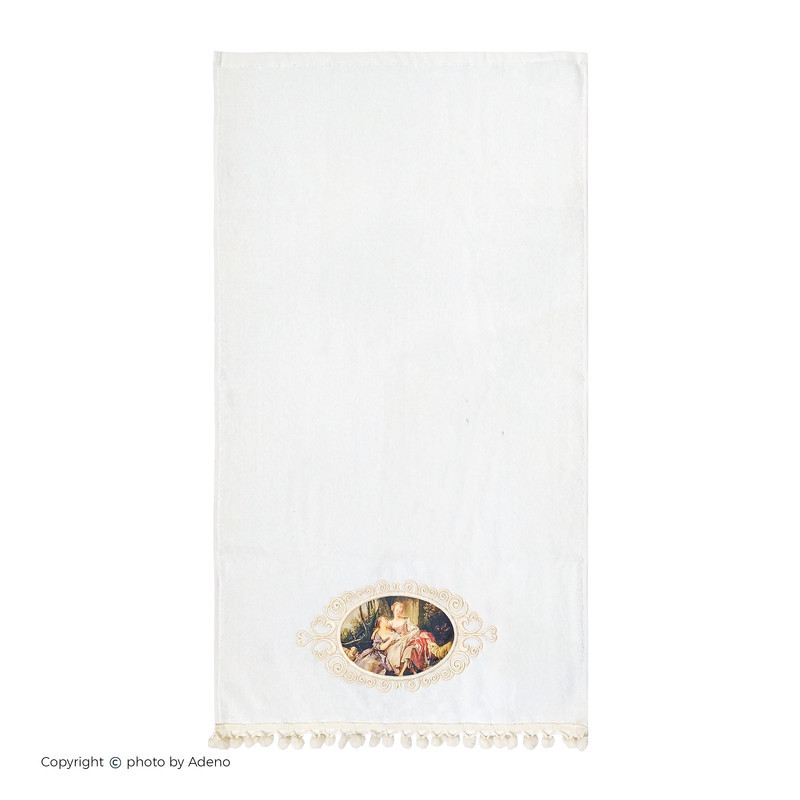 حوله دستی آدنو مدل Bride سایز 40x80 سانتی متر