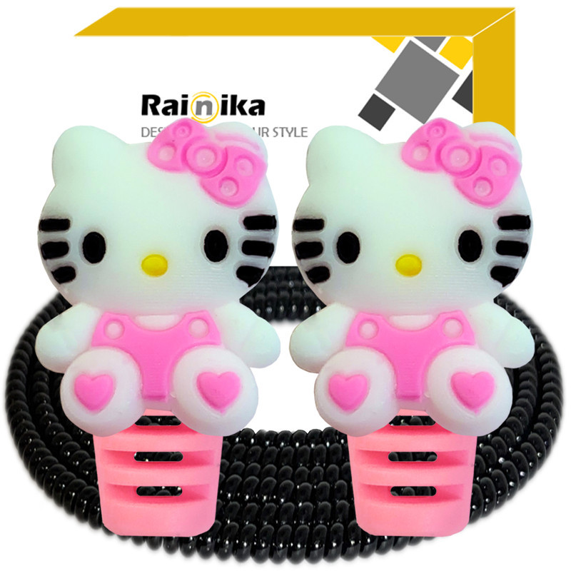 محافظ کابل شارژر رینیکا مدل Hello Kitty BBB B03 مجموعه 3 عددی