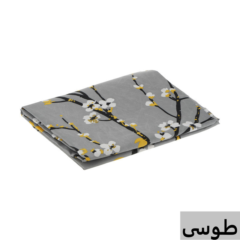 سرویس ملحفه ناتوسا مدل شکوفه کد 160 دو نفره سه تکه
