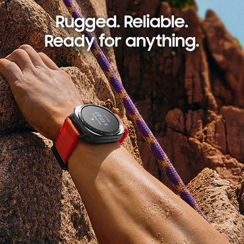 ساعت هوشمند 47 میلی‌متری سامسونگ مدل Galaxy Watch Ultra 2025 با بند مارین