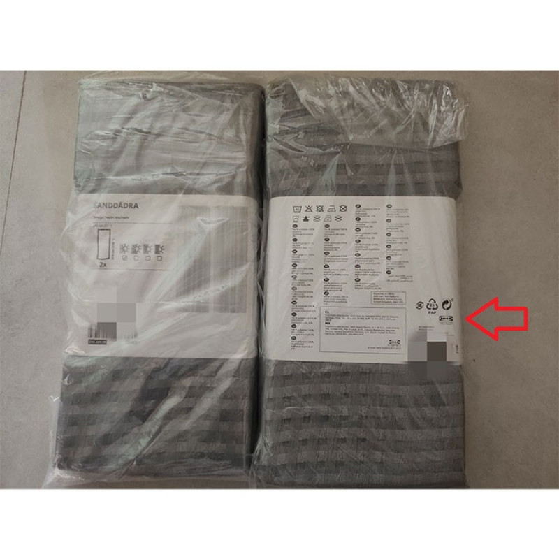 پرده ایکیا مدل SANDDADRA سایز 300 × 290 سانتی‌متر