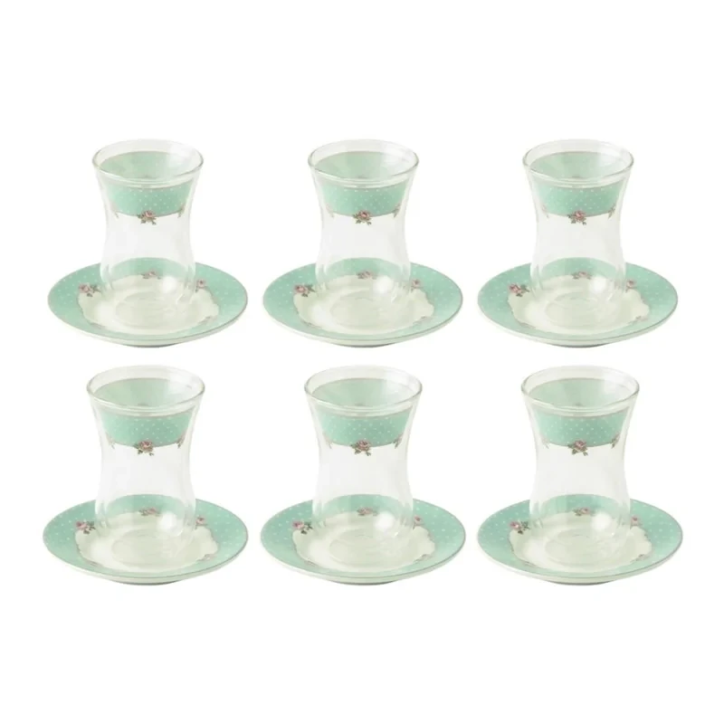 سرویس چای خوری 12 پارچه 6 نفره آنجلا مدل ZP-319