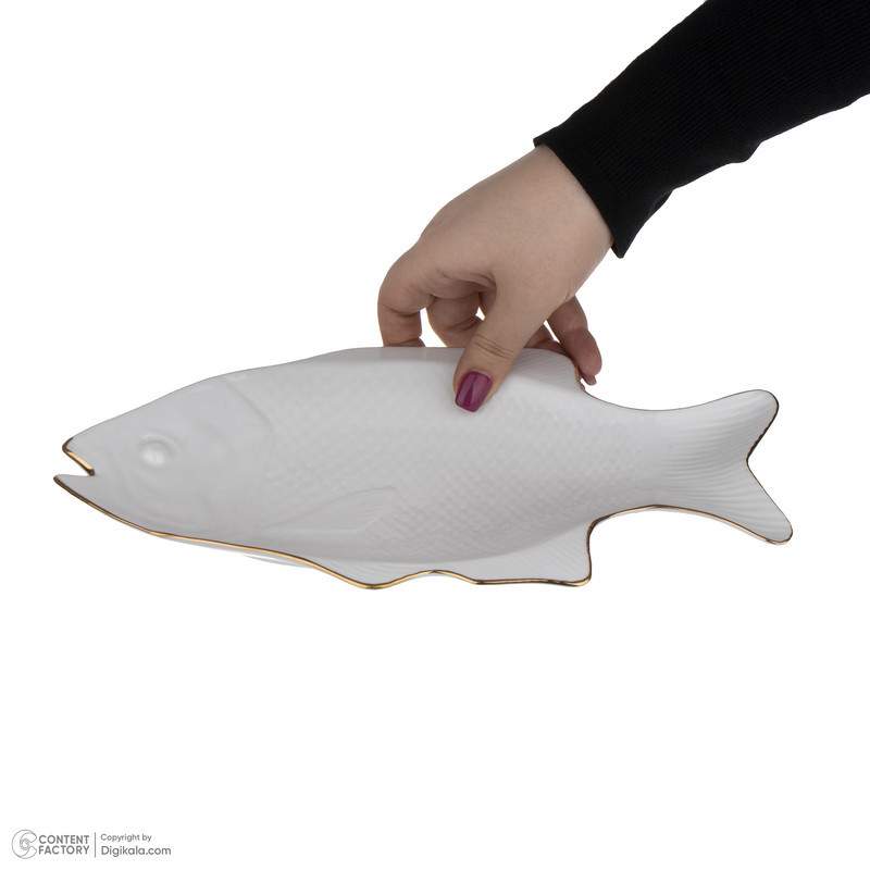 بشقاب میوه خوری تینک هوم مدل ماهی کد 128 بسته 2 عددی