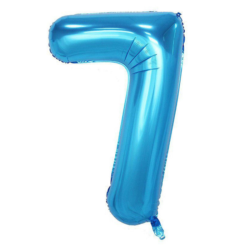 بادکنک فویلی طرح عدد 7