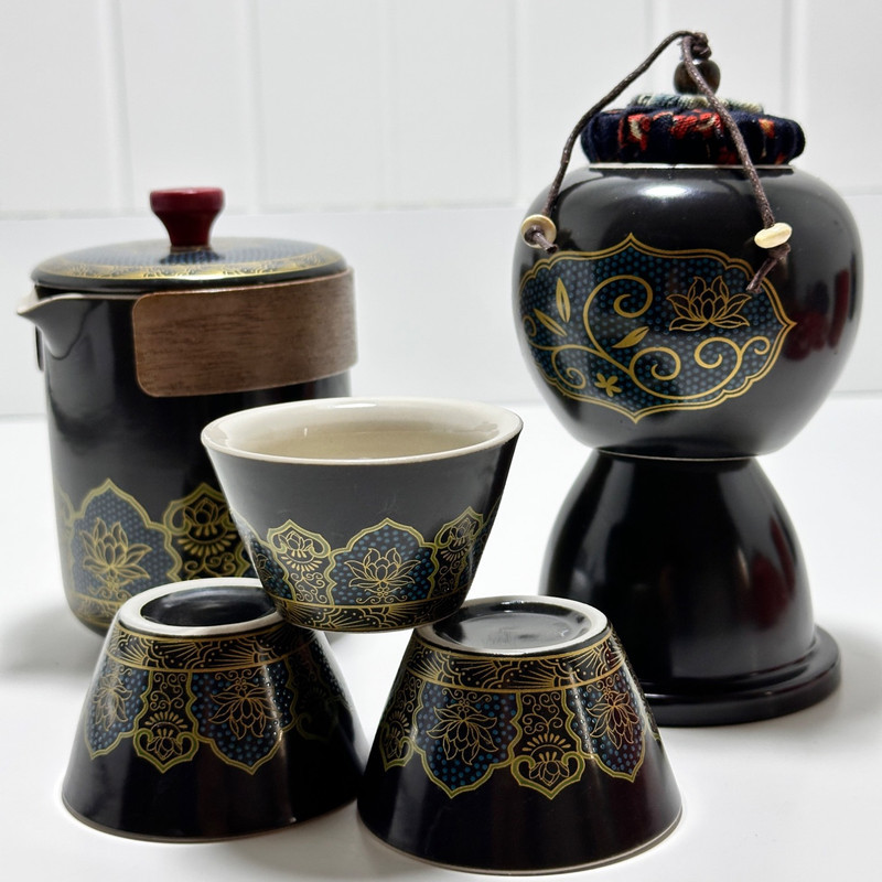 ست هدیه اشن مدل Herbal Tea طرح سرویس چای خوری