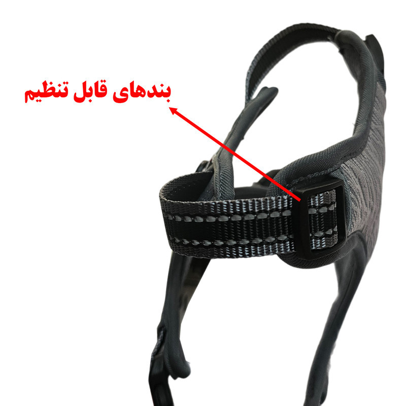 بند قلاده و قلاده کتفی سگ و گربه یابیبی کد B02