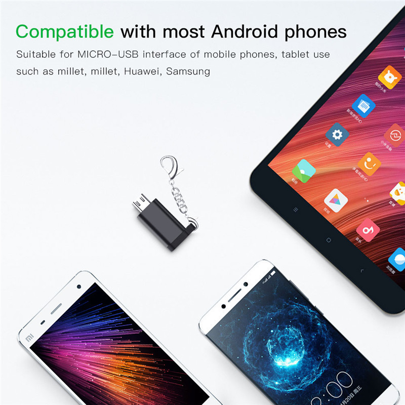 مبدل USB-C به MICROUSB کد CM1002 بسته دو عددی