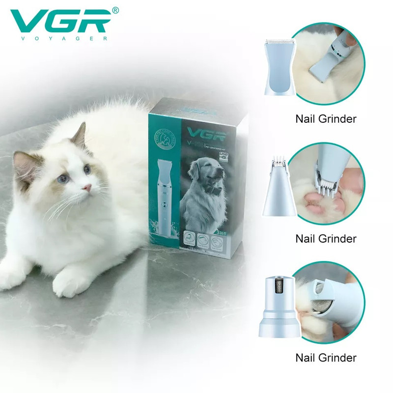ماشین اصلاح موی حیوانات وی جی ار مدل V-205