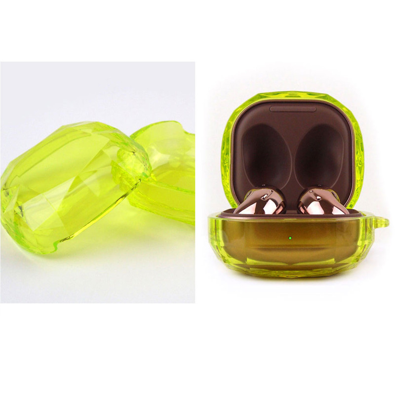 کاور والکری مدل Crystal Diamond مناسب برای کیس بی سیم هدفون سامسونگ Galaxy Buds Live  Buds Pro  Buds 2  Buds 2 Pro  Buds FE به همراه گیره