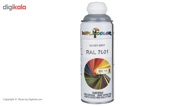 اسپری رنگ خاکستری نقره ای دوپلی کالر مدل RAL 7001 حجم 400 میلی لیتر