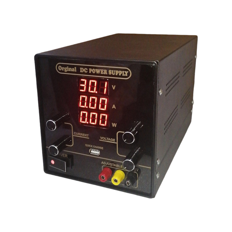 منبع تغذیه الکتریکی 30 ولت 10 آمپر مدل HTX-3010