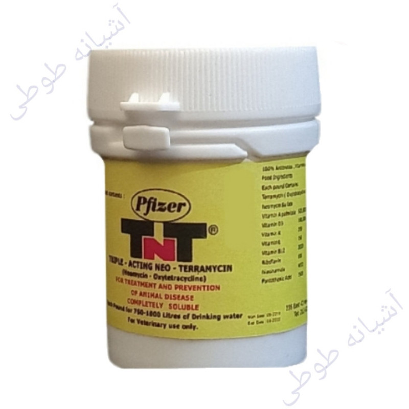 مکمل تی اِن تی پرندگان زینتی پی فایزر مدل TNT کد T0025 وزن 20گرم