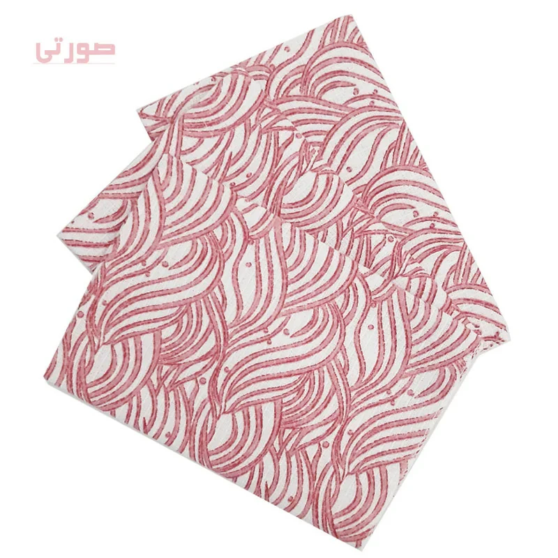 دستمال آشپزخانه مدل موج دریا بسته 3 عددی