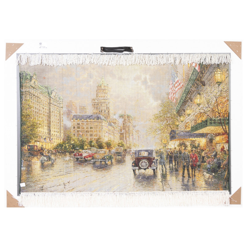 تابلو فرش دستباف سی پرشیا مدل منظره نیویورک بارانی کد 903637