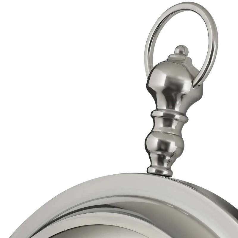 ساعت دیواری عقربه‌ای با نشانگر رومی لوتوس مدل M-4031-JOLIET-SILVER