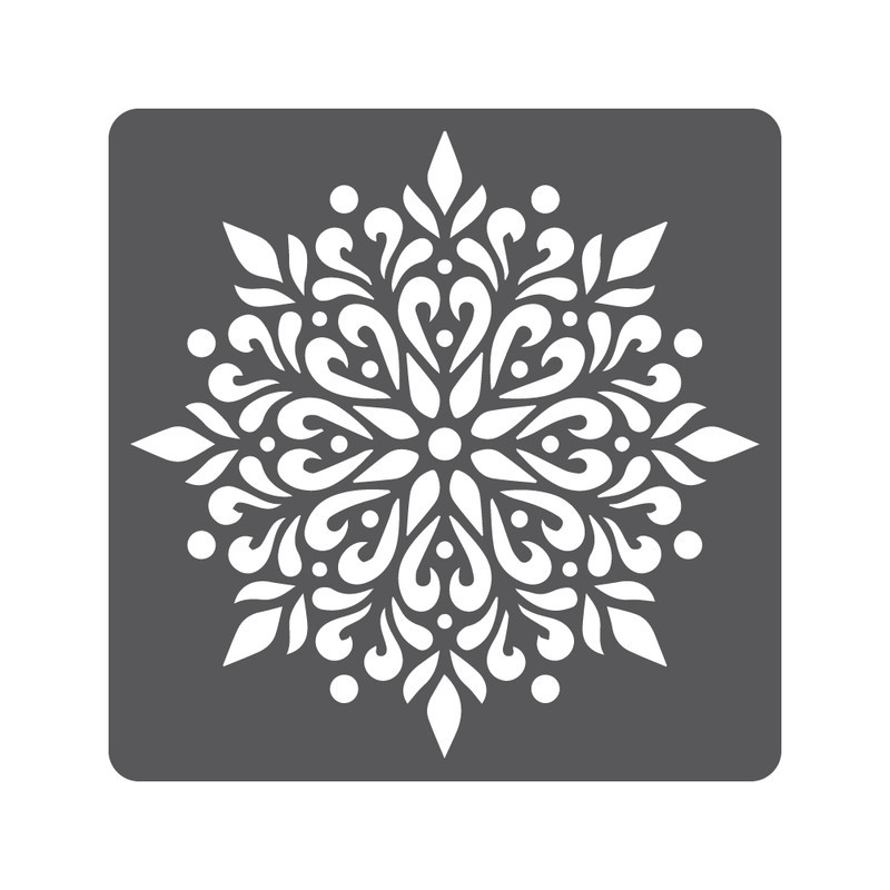 شابلون طرح گل هشت پر کد KM-sh1