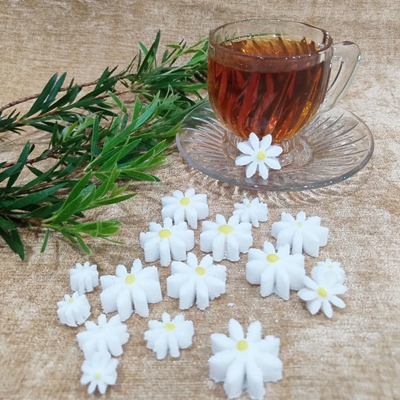گیفت طرح قند مدل گل مینا بسته ۱۰۰ عددی