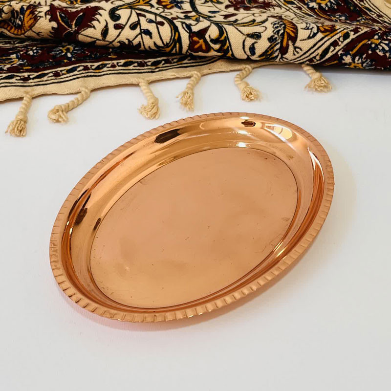 سینی مسی مدل بیضی کد ZH377.1