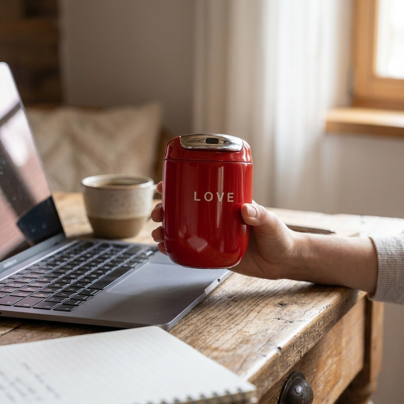 تراول ماگ مدل Love  گنجایش 0.3 لیتر