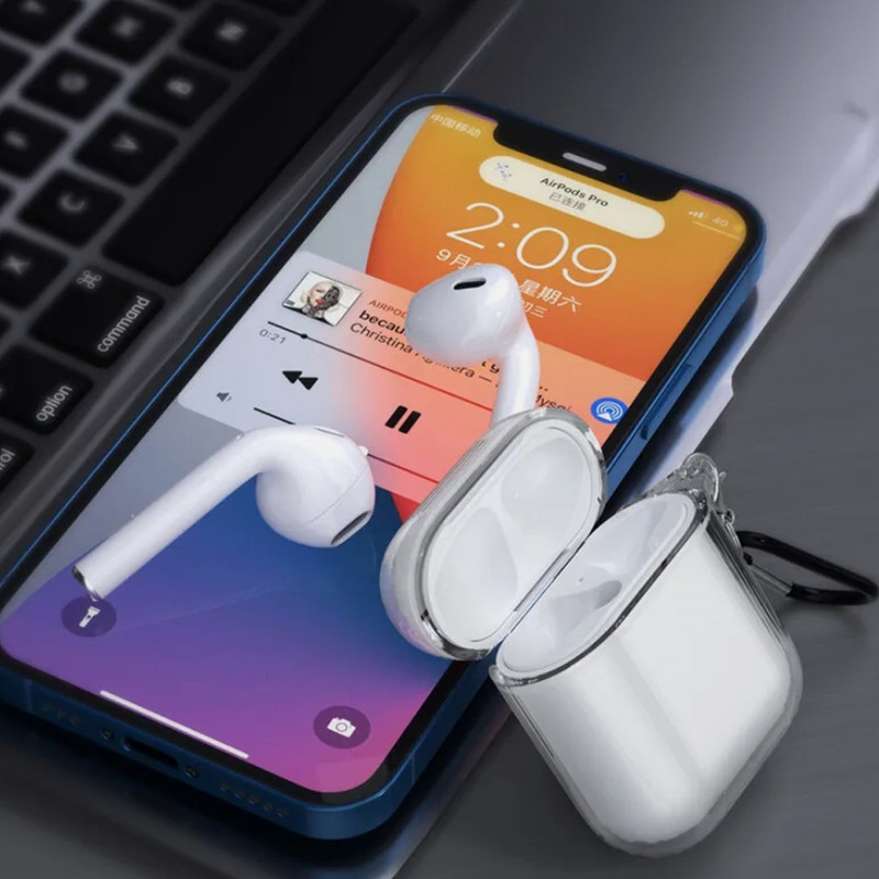 کاور قاب گارد مدل CLEARGHA مناسب برای کیس اپل AirPods Pro 2