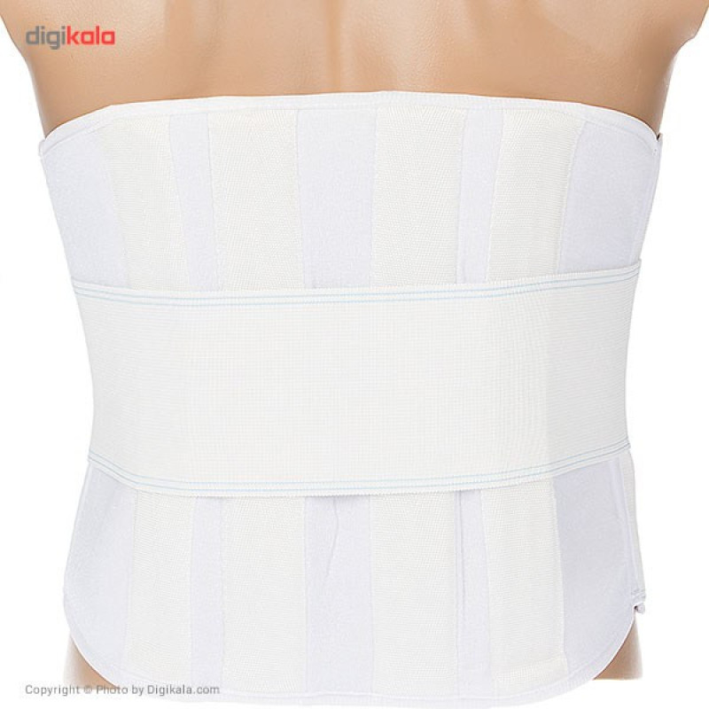 کمربند طبی پاک سمن مدل With Polyethylene Soft Bar سایز متوسط