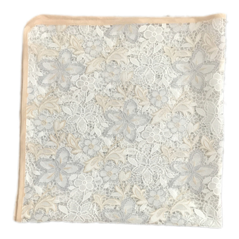 سفره 12 نفره مدل رویال طرح گیپور کد 05 سایز 250×140 سانتی متر