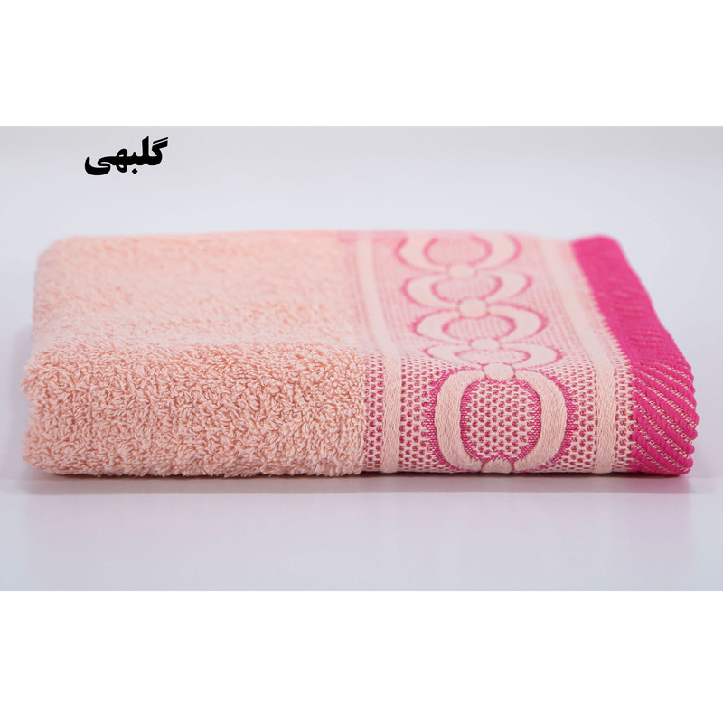 حوله دستی بهبافت آذر مدل چاین سایز 40x80 سانتی متر