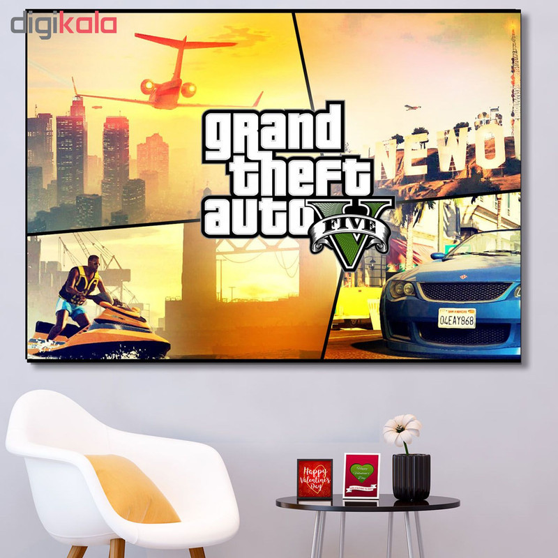 تابلو شاسی گالری استاربوی مدل بازی GTA V کد Game 16