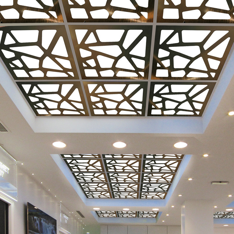 تایل سقفی آسمان مجازی بنی دکو مدل MC46 اندازه 60x60 سانتی متر مجموعه 4 عددی