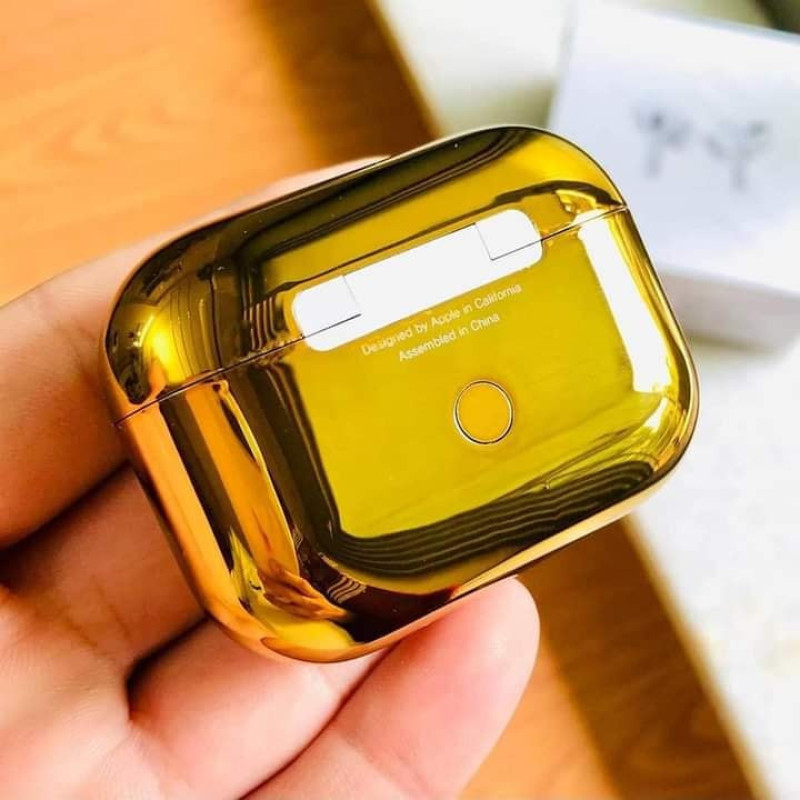 هدفون بلوتوثی اپل AirPods Pro NEW GLD با نویز کنسلینگ فعال (ANC)، درگاه شارژ USB Type-C، دارای پشتیبانی از فرمان لمسی، مقاوم در برابر رطوبت و عرق