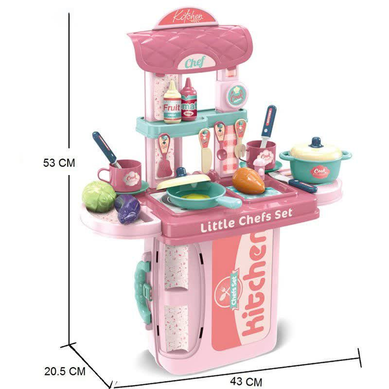 ست اسباب بازی آشپزخانه ناب سل مدل کیفی سه در یک کد 3in 1 kitchen play set no.008-971