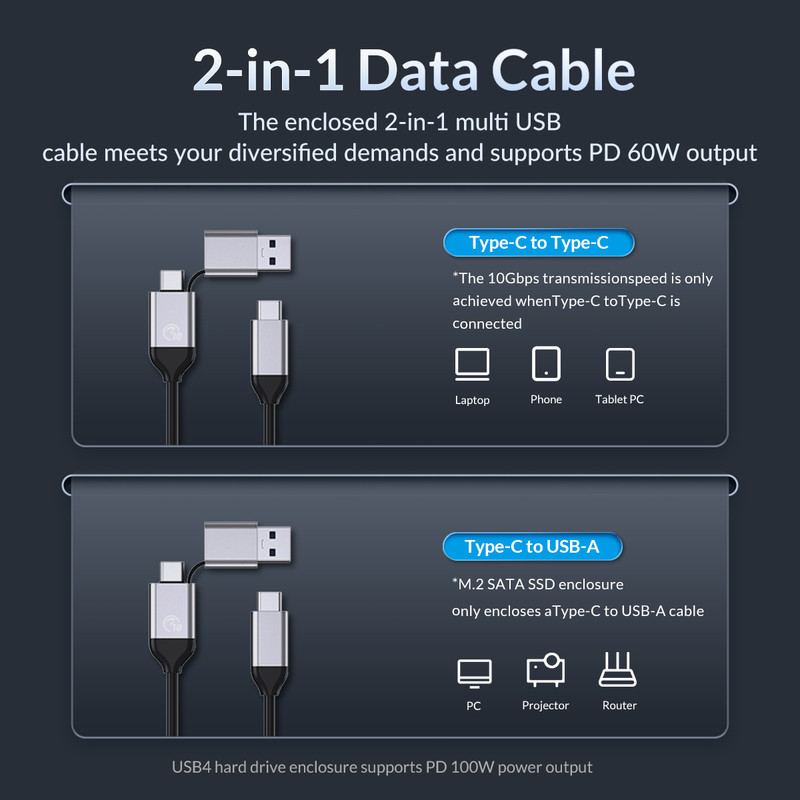 قاب هارد اکسترنال USB -C اوریکو مدل 5528C3-C