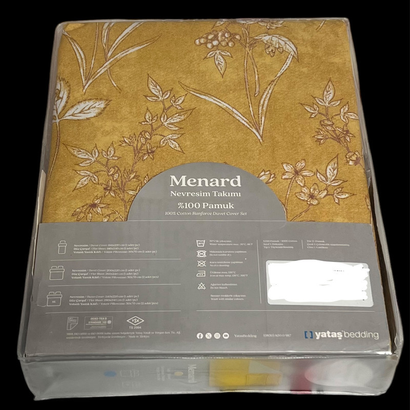سرویس روتختی یاتاش مدل Sarı دو نفره 4 تکه