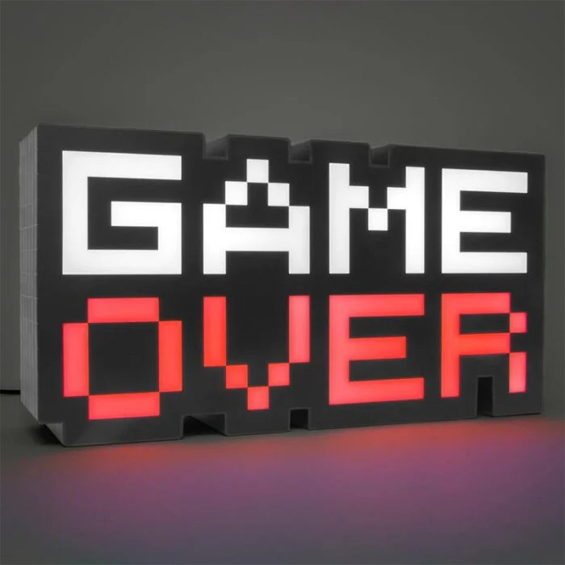 آباژور رومیزی مدل Game Over Light 8-Bit